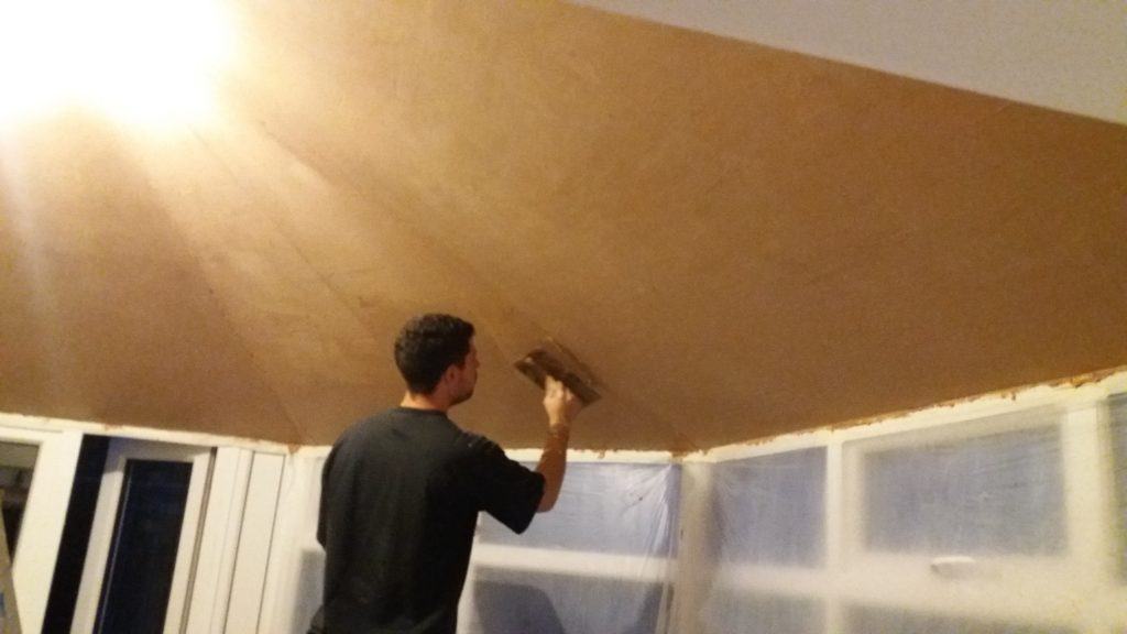 conservatory-ceiling-plastered